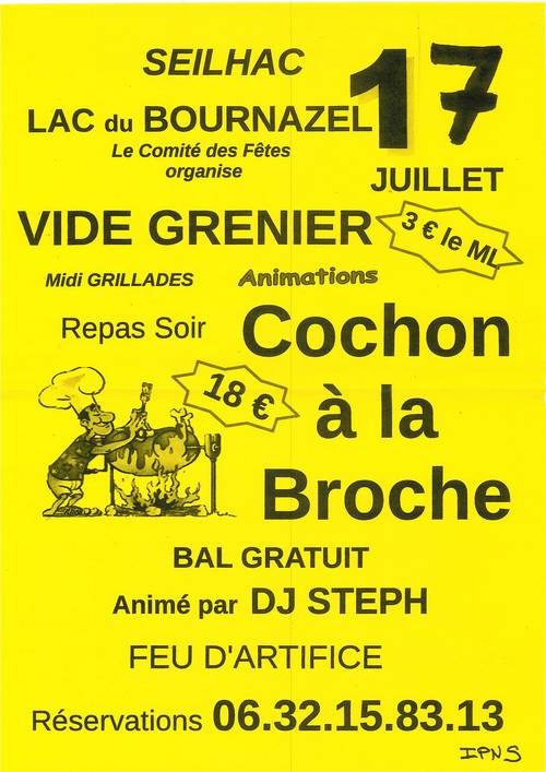 fête au lac de Bournazel
