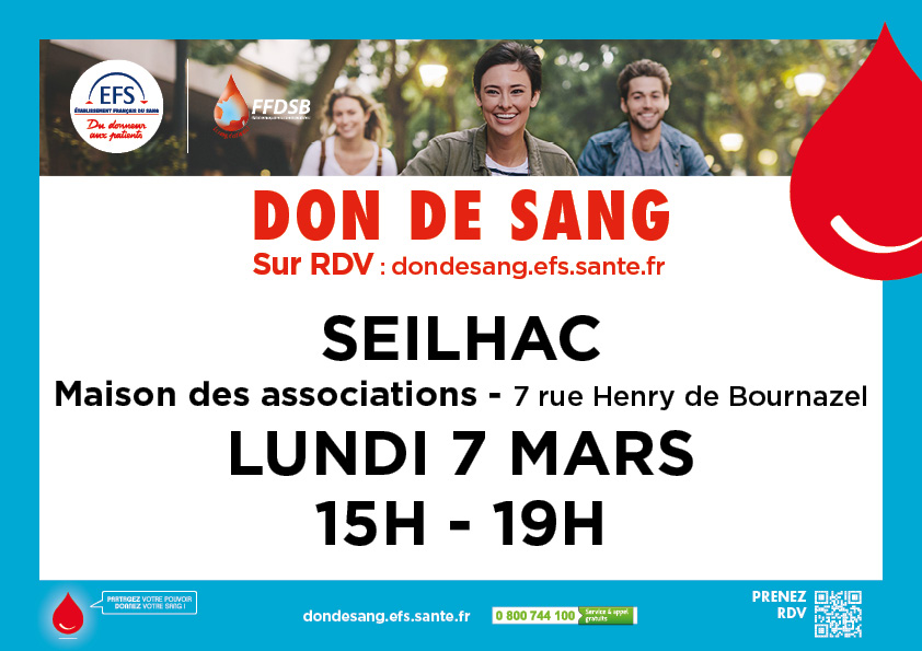 Don du sang mars 2022
