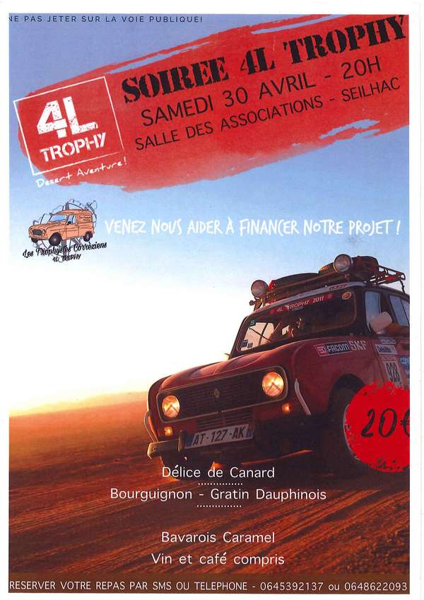 soirée 4L Trophy