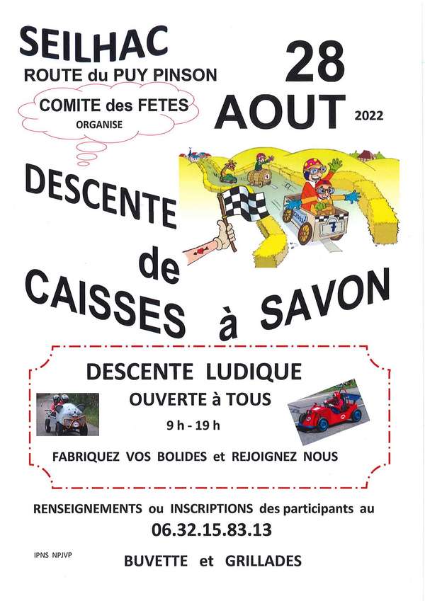 descente en caisses à savon