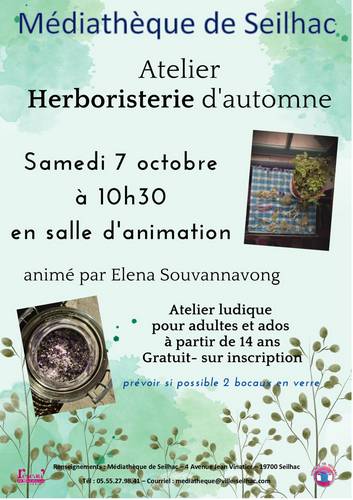 atelier herboristerie