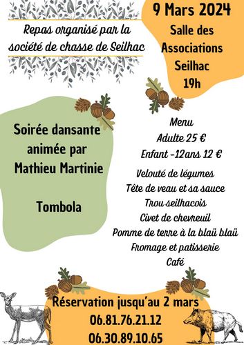 repas chasse