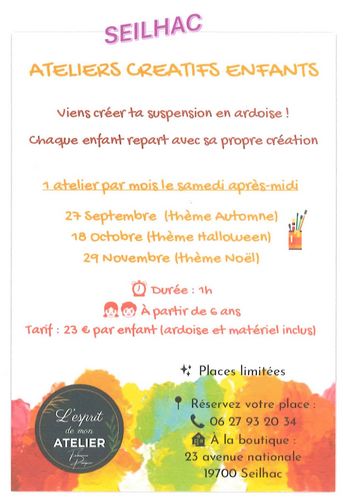 atelier créatif