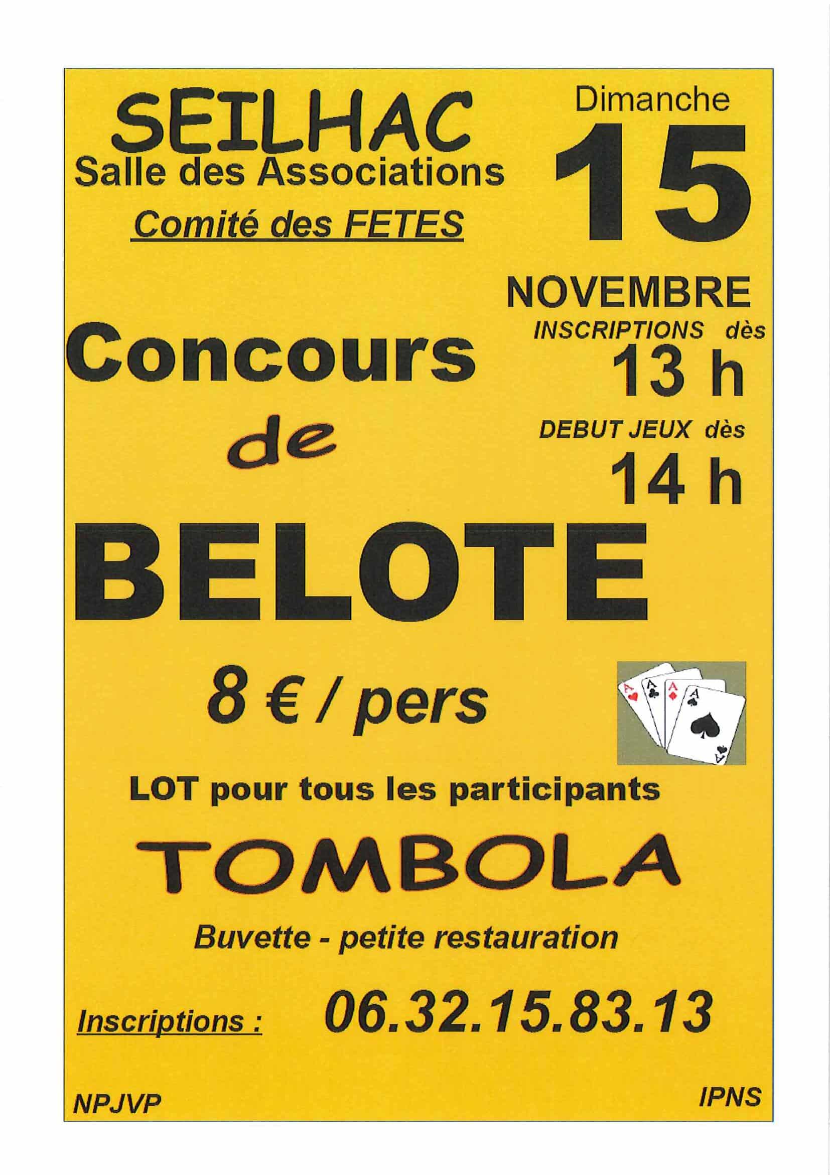 Concours de belote